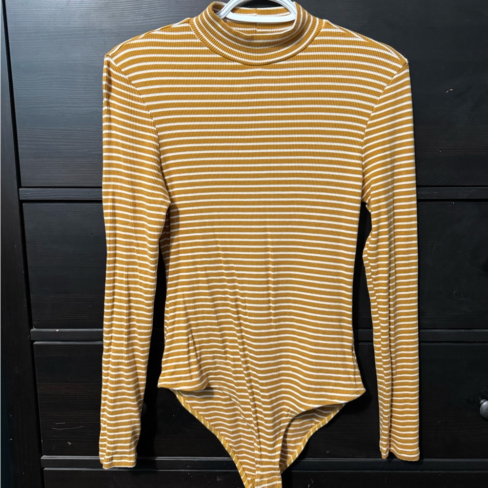 Striped bodysuit